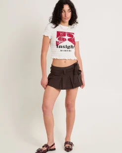 Mariola Pleated Mini Skirt