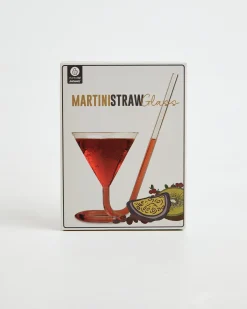 Martini Straw Glass