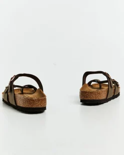 Mayari Mocca Birkibuc Regular Slides Brown