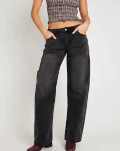 Maylee Low Rise Relaxed Denim Jeans