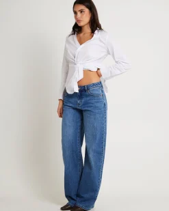Maylee Low Rise Relaxed Denim Jeans