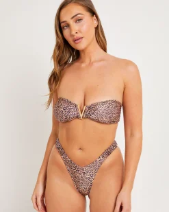 Mega V Strapless Bandeau Bikini Top