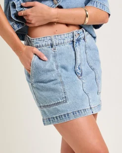 Mercer Denim Mini Skirt