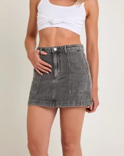 Mercer Denim Mini Skirt