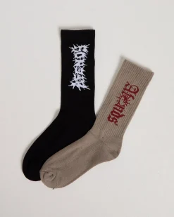 Metal Sunbite Socks 2 Pack