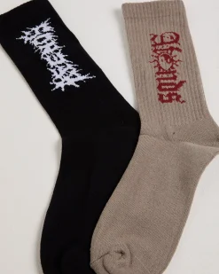 Metal Sunbite Socks 2 Pack