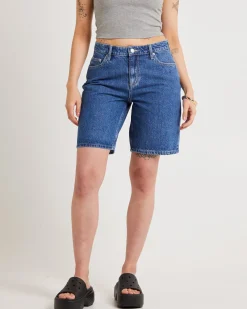 Mid Baggy Denim Shorts