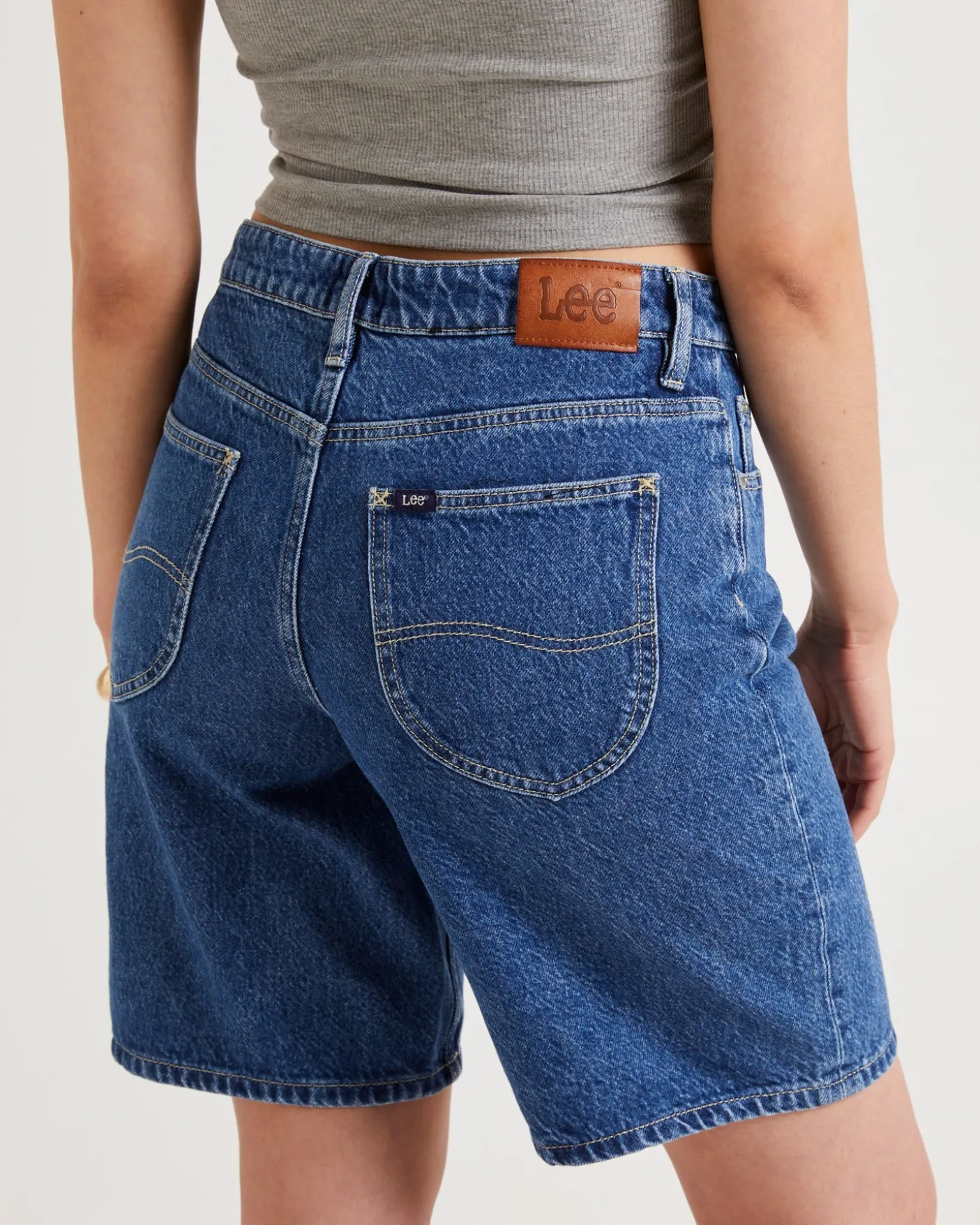 Mid Baggy Denim Shorts