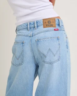 Mid Stevie Relaxed Denim Jeans Set Time Blue