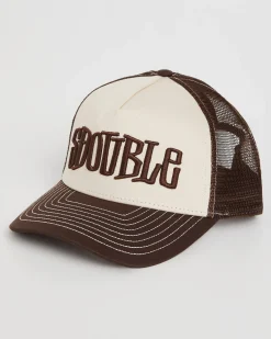 Mid-Block Curved Peak Trucker Cap