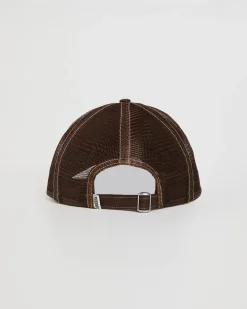 Mid-Block Curved Peak Trucker Cap