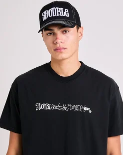 Mid-Block Curved Peak Trucker Cap