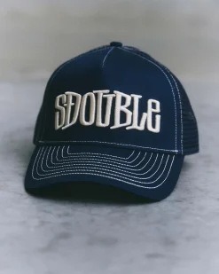 Mid-Block Curved Peak Trucker Cap