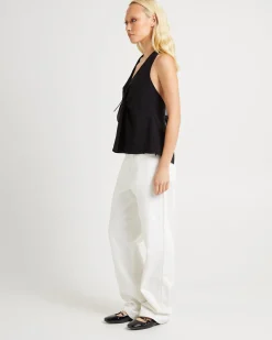 Miley Twist Front Halter Top