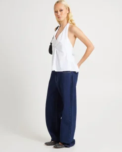 Miley Twist Front Halter Top