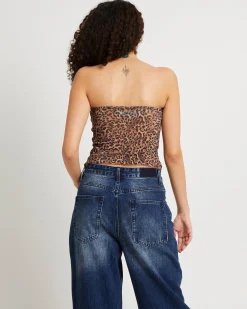 Mindy Butterflyhem Bandeau Top