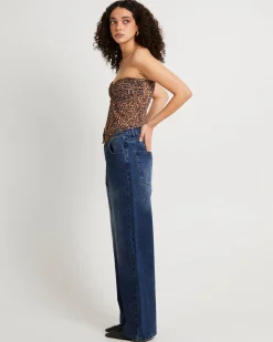 Mindy Butterflyhem Bandeau Top