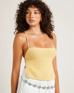 Mira Crochet Pebble Top