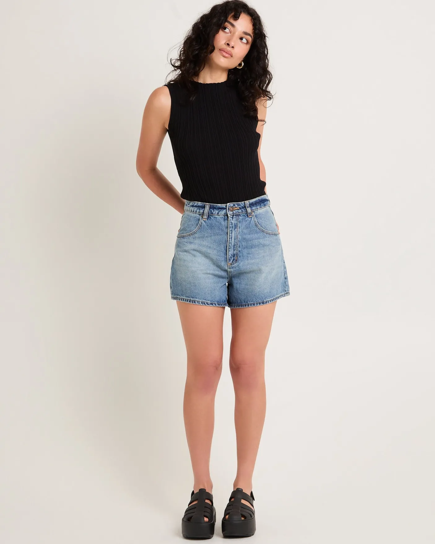 Mirage Denim Shorts Mid Vintage