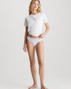 Modern Logo 3 Pack Low Rise Bikini Black/White/Grey Heather