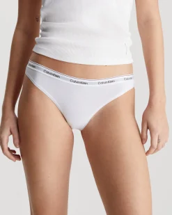 Modern Logo 3 Pack Thongs Black/White/Grey Heather