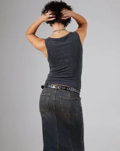 Mono Photo Rib Tank Top