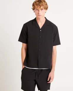 Morrison Seersucker Short Sleeve Resort Shirt