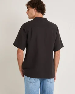 Motif Emb Bowler Shirt