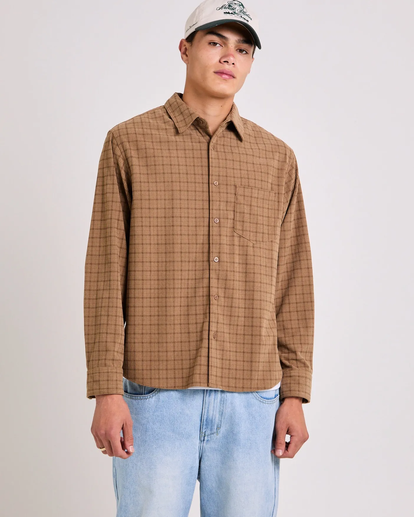 Murphy Check Cord Long Sleeve Shirt