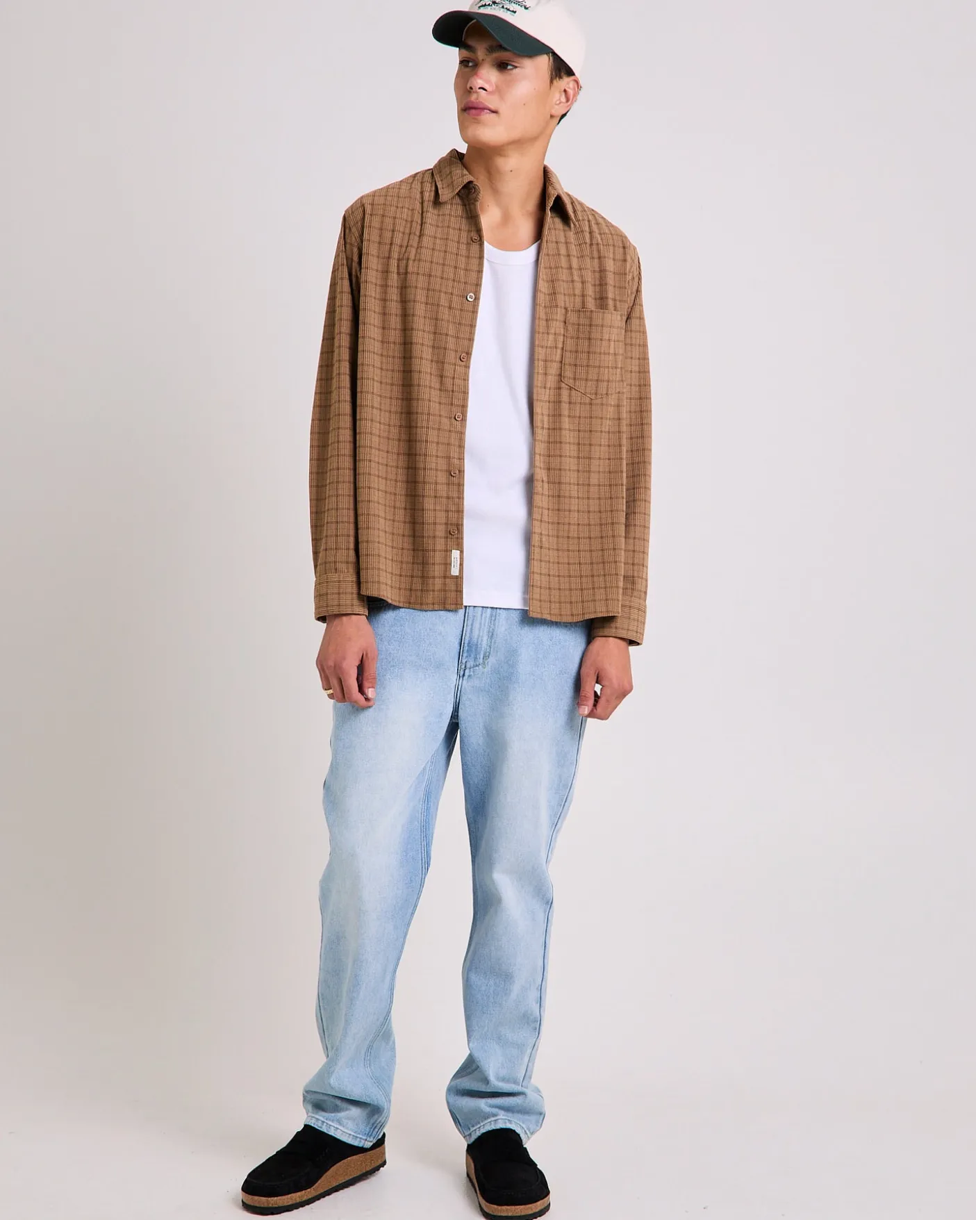 Murphy Check Cord Long Sleeve Shirt