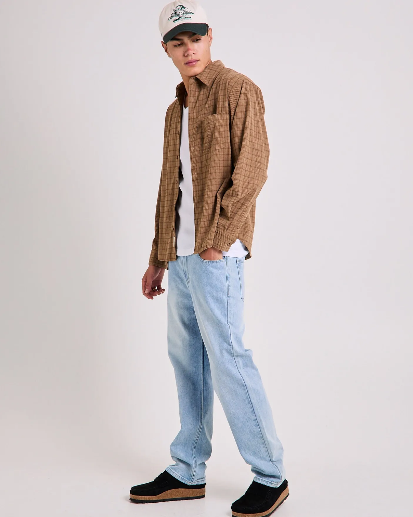 Murphy Check Cord Long Sleeve Shirt