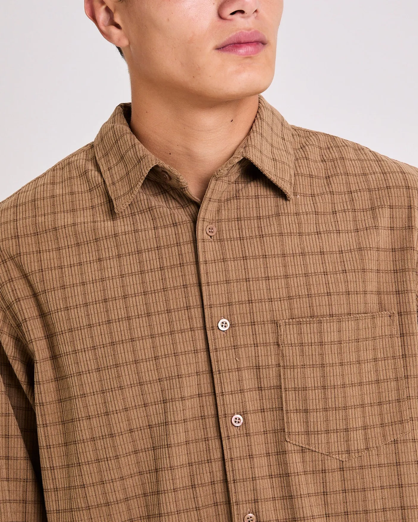 Murphy Check Cord Long Sleeve Shirt