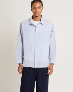 Murphy Stripe Poplin Long Sleeve Shirt