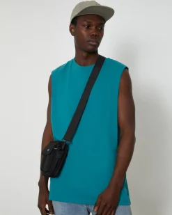 Muscle Tank Tee in Emerald