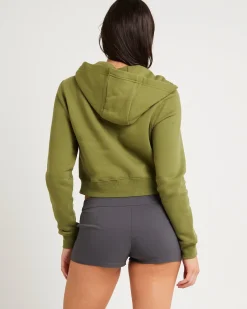 Nalo Cropped Fleece Hoodie