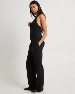 Naomi Linen Halter Vest