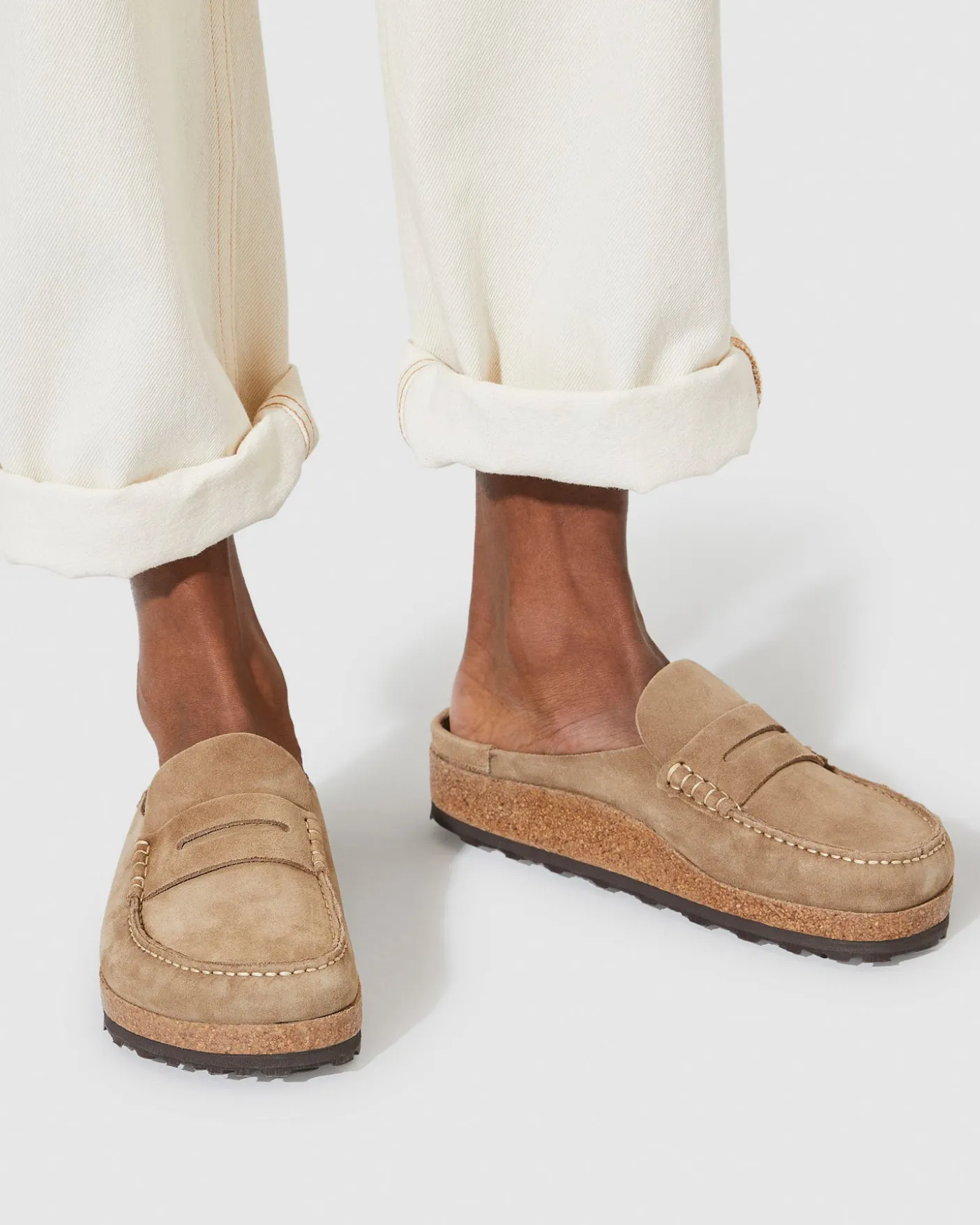 Naples Suede Leather Sandals