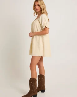 Nelson Smock Beach Mini Dress