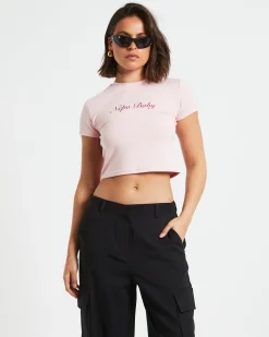Nepo Baby Tee in Pink