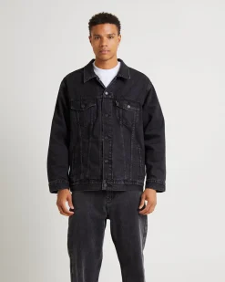 New Relaxed Fit Trucker Denim Jacket Superior