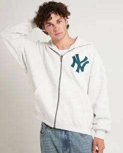 New York Yankees Arch FZ Boxy Hoodie