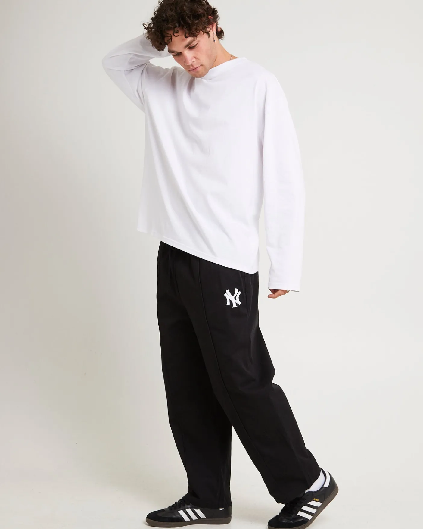 New York Yankees Pleated Track Pants