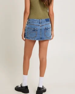 Niche Denim Mini Skirt