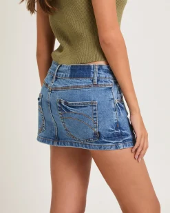 Niche Denim Mini Skirt