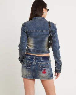 Niche Denim Moto Jacket