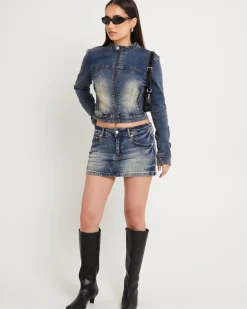 Niche Denim Moto Jacket