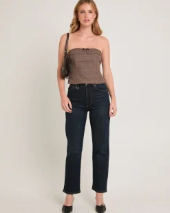 Nico Straight Denim Jeans Selene