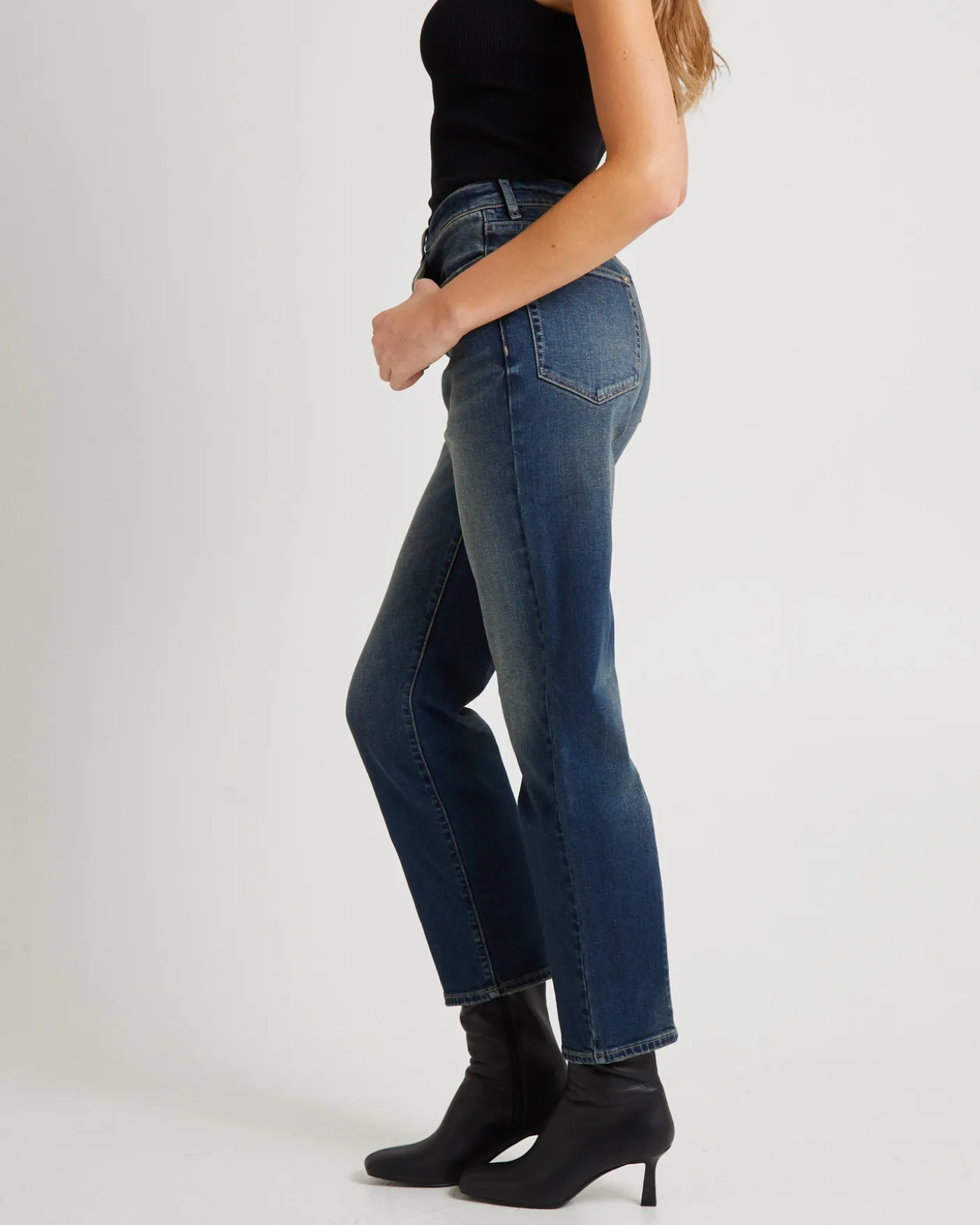 Nico Straight Denim Jeans Gold Mine