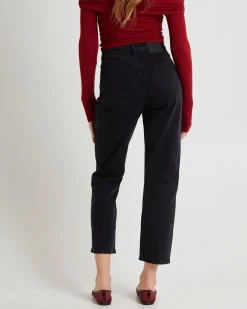 Nico Straight Denim Jeans Blackout