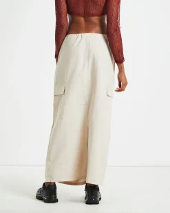 Nikita Parachute Maxi Skirt Cream